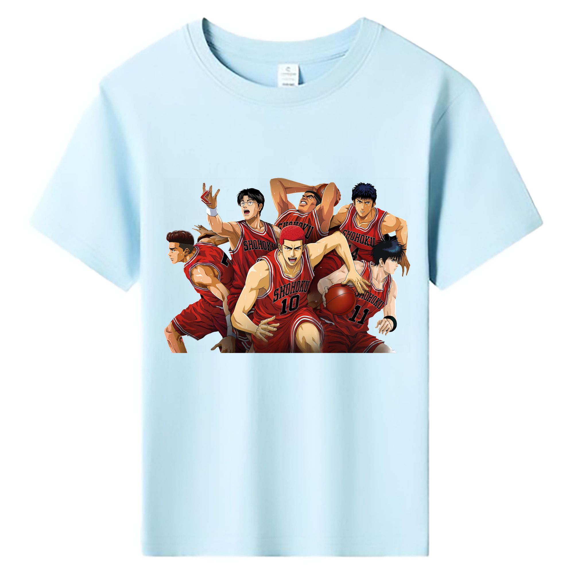 （画像用） SLAM DUNK／スラムダンク 綿100％キッズTシャツ（フロントプリント）
